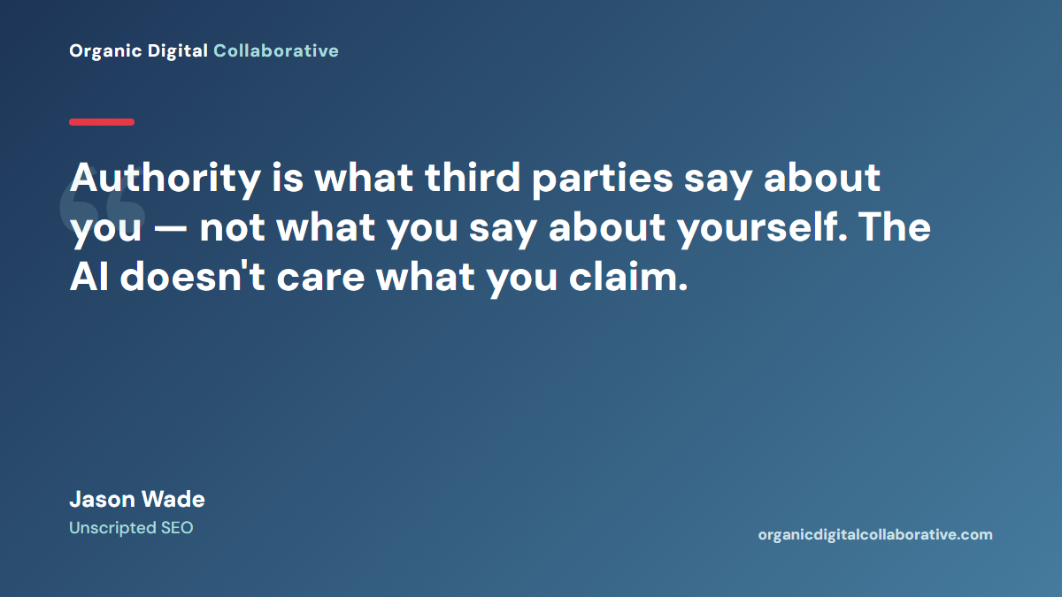 Authority Is What Others Say About You