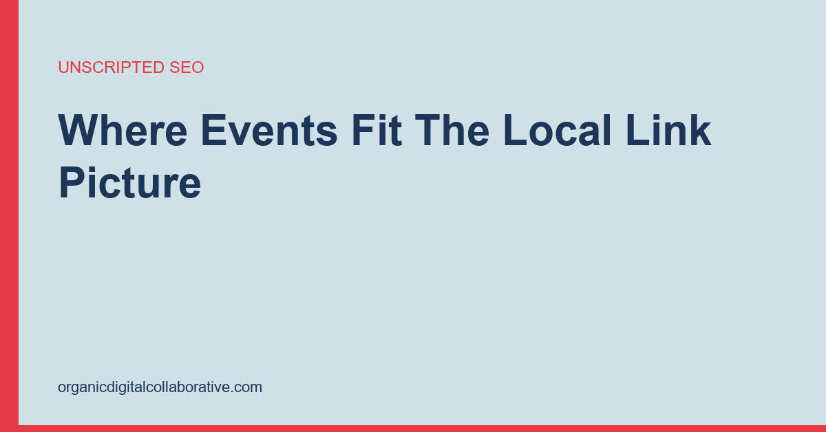 Local Links Are Relationships With URLs